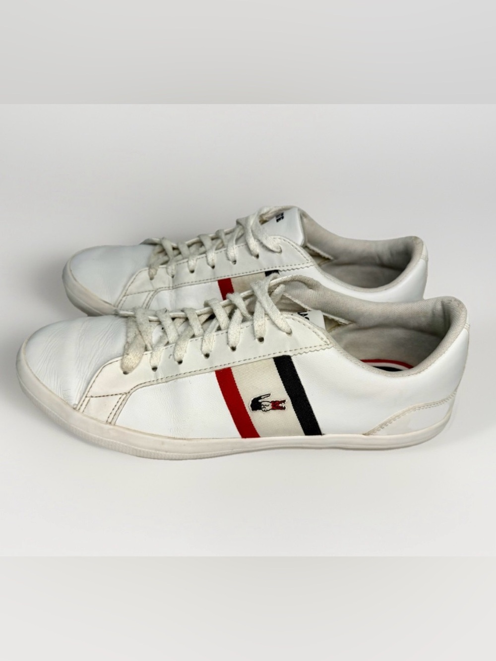 Lacoste Grad Vulc 120 2P SMA White Leather Lifestyle Sneakers Men’s Size 9